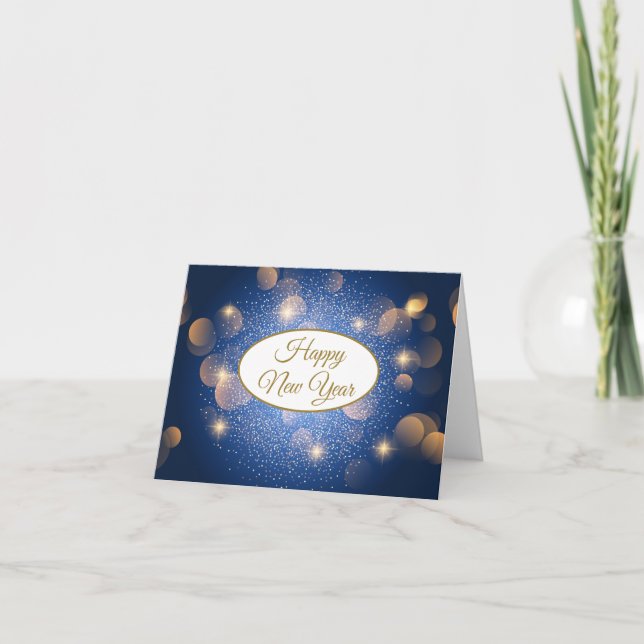 Nytt års Helgdag-kort Helgkort (Framsida)