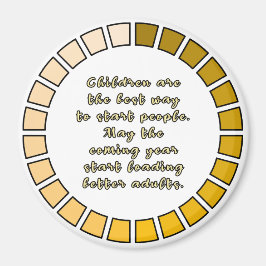 Nytt års inläsning magnet