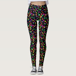 Nytt års konfetti 2 leggings