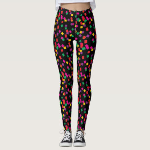 Nytt års konfetti leggings