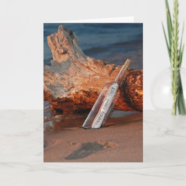 Nytt års meddelande i flaska (Framsida)