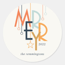 Nytt års modern enkel Vintage-deka klassisk