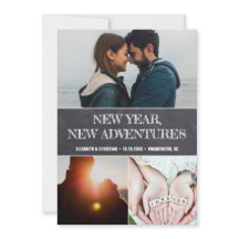 Nytt års New Äventyr Photo Collage Bröllop