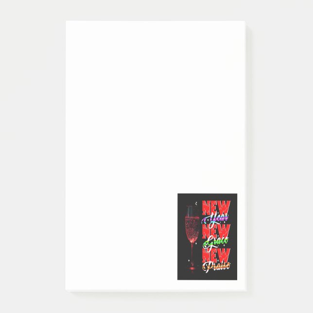 Nytt års ny respit post-it block (Framsida)