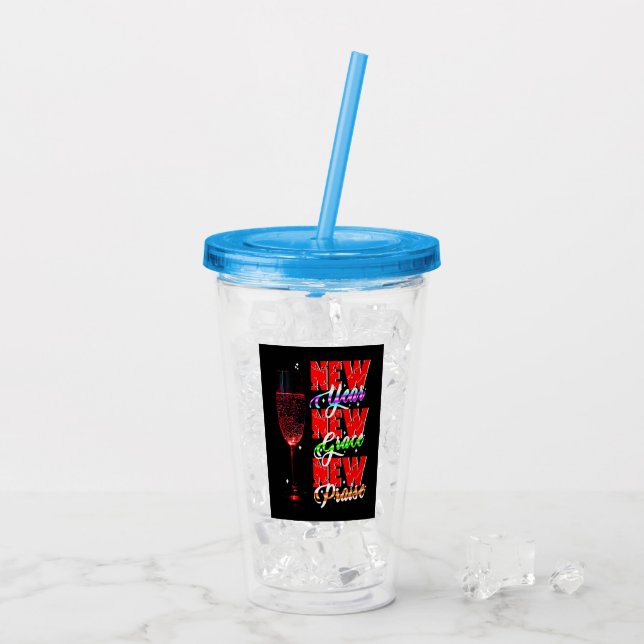 Nytt års ny respit take away mugg (Baksida Ice)