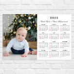 Nytt års nyårskalender för 2025 poster i dagens fo<br><div class="desc">Modern familjefoto Nytt År Äventyr 2025-kalender poster. Lägg till fotot och skapa poster perfekt-kalender!</div>