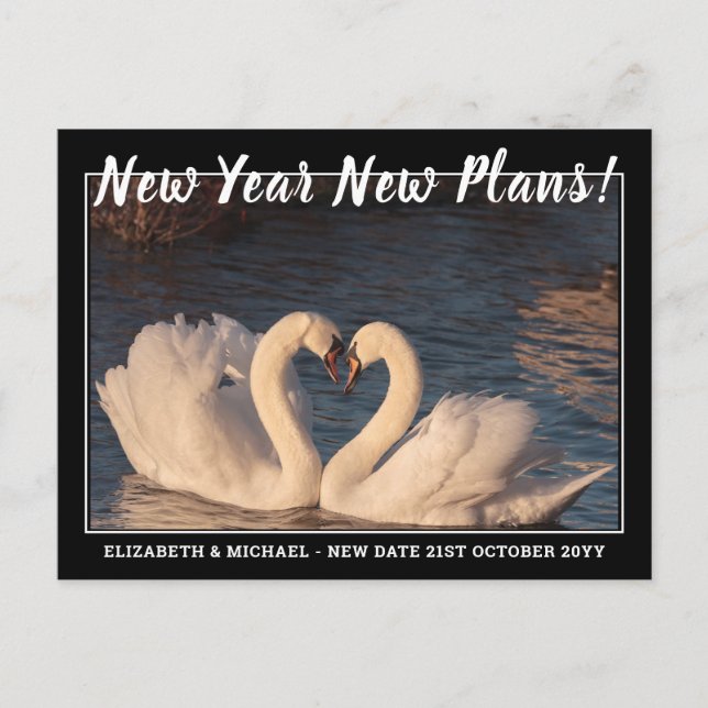 Nytt års nytt planeringsändringsdatum BUDGETfoto B Vykort (Framsida)