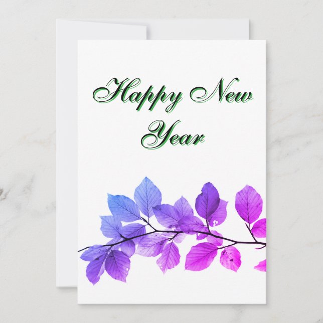 Nytt års presentkort med fantastisk julkort (Framsida)