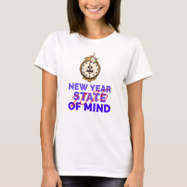 Nytt års sinnestillstånd 2025 nyårsjubileum t shirt