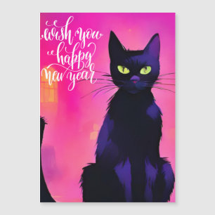 Nytt års svart katt