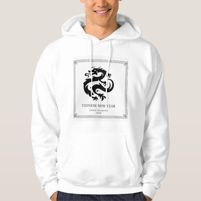 Nytt_års T-shirt i China Hoodie (Framsida)