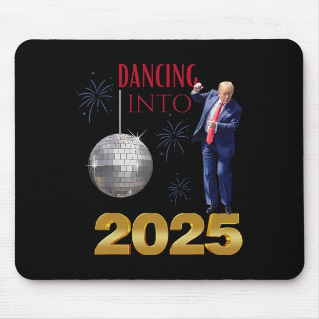 Nytt års trumpdancing 2025 Mega Funny Party Count Musmatta (Framsidan)