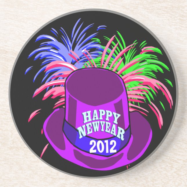 Nytt års Underlägg av brand- och värmeverk Sandsten (Framsidan)