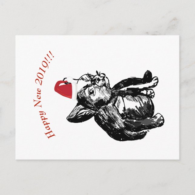 Nytt års vykort (Framsida)