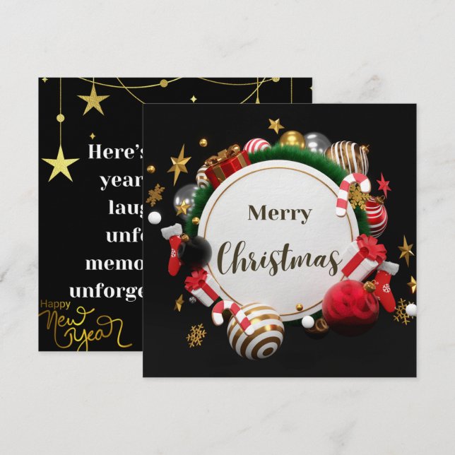 Nytt årskort (Fram/baksida)