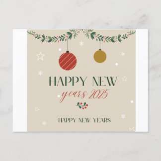 nytt årskort 2025 helg vykort