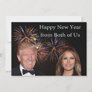 Nytt årskort från Donald och Melania Trump Julkort