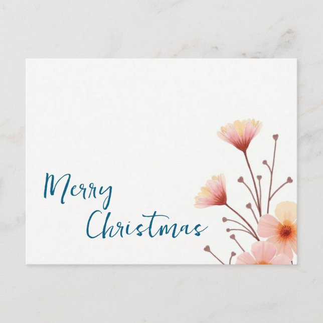 Nytt årsmeddelande för God jul-familjen Vykort (Framsida)