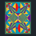 Nytt Art Deco Poster serie 3aP<br><div class="desc">Art Deco Poster att företräda tidernas teman och färg. Den geometriska och arkitektoniska stil omfattar färg, t.ex. mörk cyan, lila, grönt, ljust grönt, gyllene gult, magenta och rött. Färg vildhet återspeglar de Fauvist- och Matissiantendenser som finns i Art Deco-stilistorna. Den här poster kommer att öka ljusstyrkan i vilket rum som...</div>