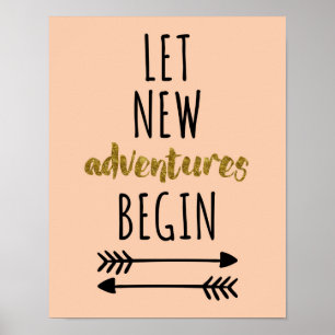 Nytt äventyrcitationstecken poster