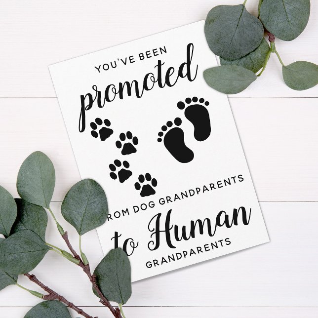 Nytt aviseringskort för Gravid av morföräldrar (Skapare uppladdad)