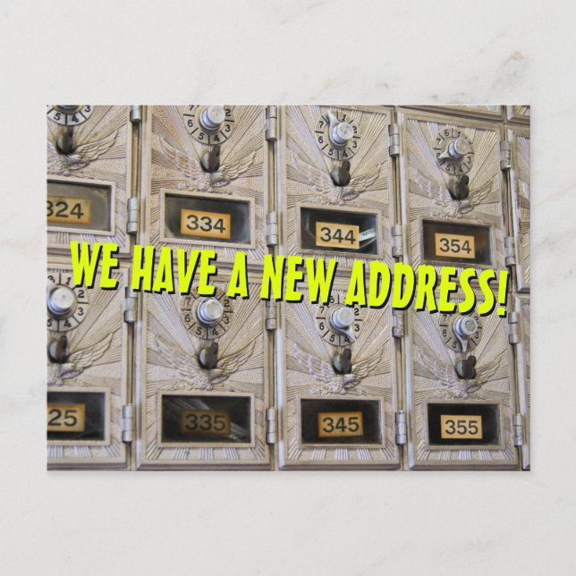 Nytt byte av vykort för Adress (Framsida)