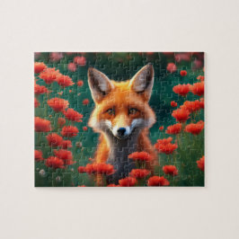 Nytt Charming Fox Puzzle 8x10 Pussel