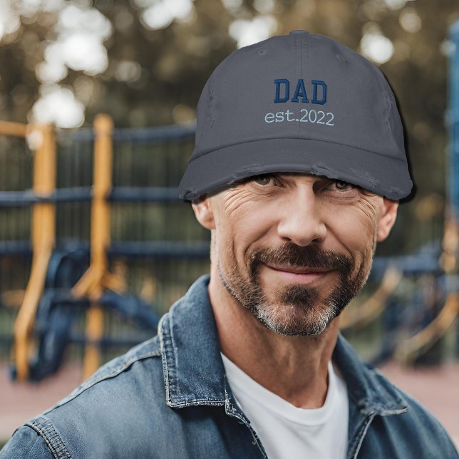 NYTT DAD - est.2026 Embroied Baseball Cap Broderad Keps (Skapare uppladdad)