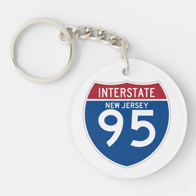 Nytt - den Interstate huvudvägen för jerseyen NJ (Framsidan)