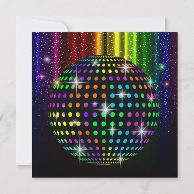 Nytt DISCO Party - SRF Inbjudningar (Framsida)