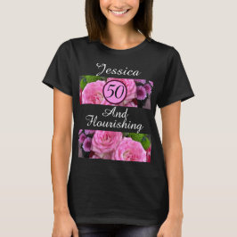 Nytt eget namn för Rosa 50 och blomstrande T Shirt