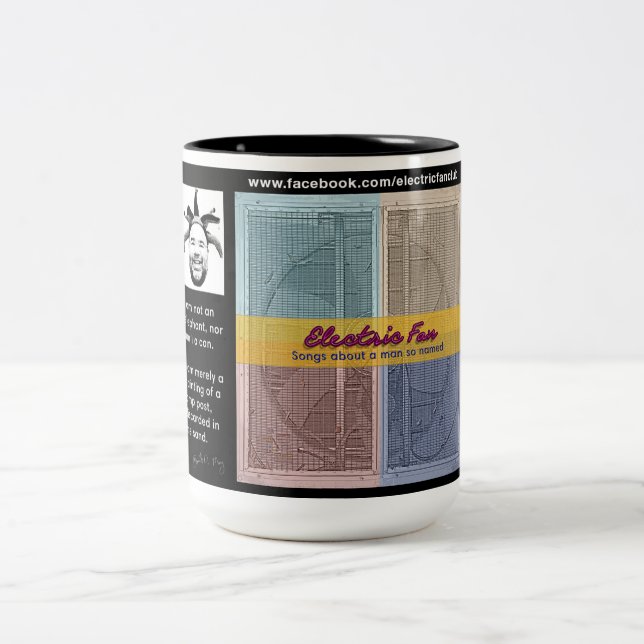 NYTT! Elektrisk fläktmugg - uppdaterad design Två-Tonad Mugg (Center)