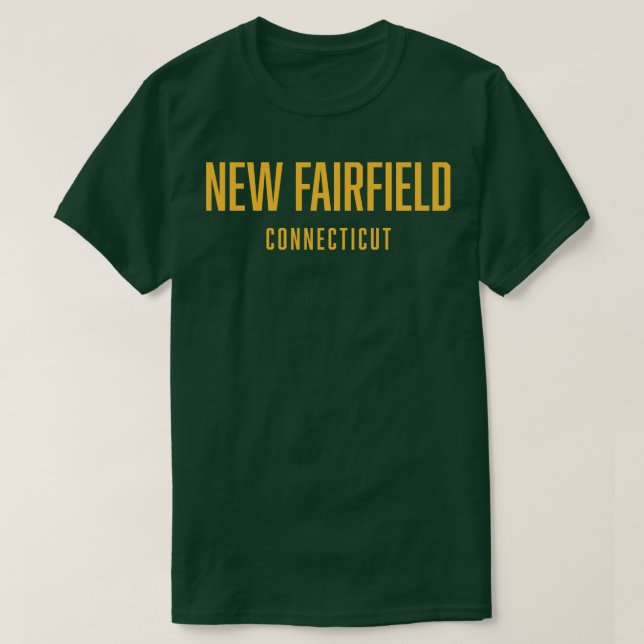 Nytt Fairfield Connecticut TShirt T Shirt (Design framsida)
