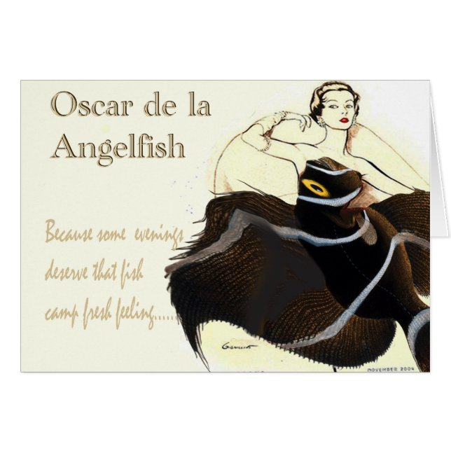 "Nytt fiskläger ", Hälsningskort (Framsidan Horizontal)