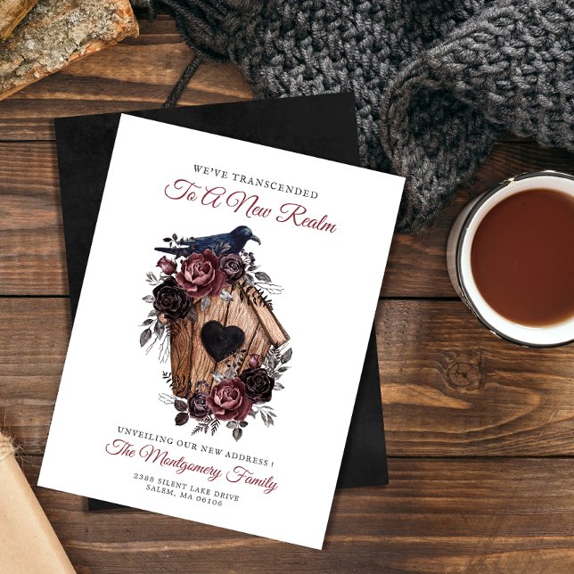 Nytt Flytta-aviseringskort för hemlig gotin-Blommi Meddelande (Skapare uppladdad)