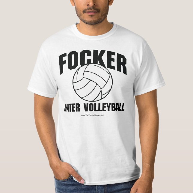 NYTT! FOCKER-VATTENVOLLEYBOLL TEE SHIRT (Framsida)