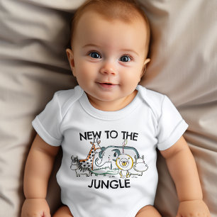 Nytt för Jungle Safari Thmet T Shirt