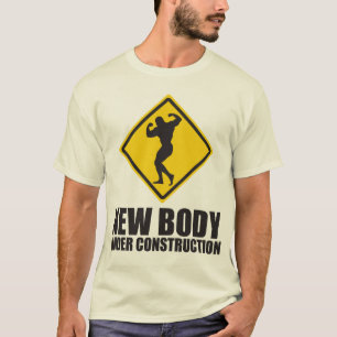 Nytt förkroppsliga under konstruktion t shirt
