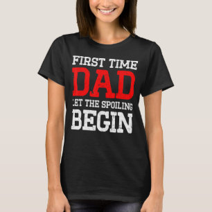 Nytt första gången Pappa ska börja med pappa T Shirt