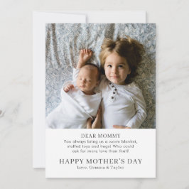 Nytt foto-Helgdag för mamma Mors dag Julkort
