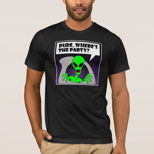 nytt främmande party tee (Framsida)