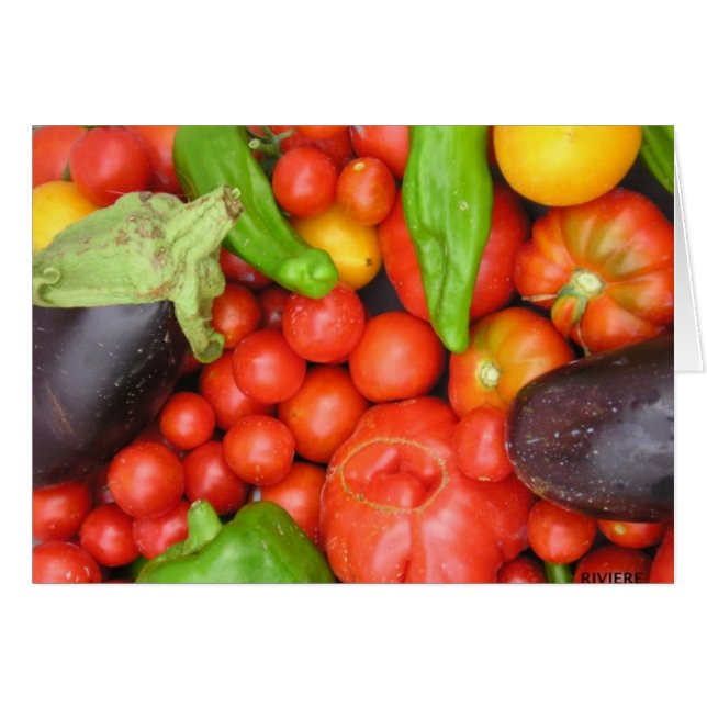 Nytt från trädgården! hälsningskort (Framsidan Horizontal)