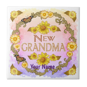 Nytt Grandma-eget namn Kakelplatta