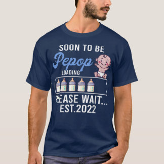 Nytt Grandpa Shirt, meddelande om Gravid snart til T Shirt
