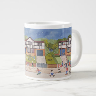 Nytt grannskap jumbo mugg