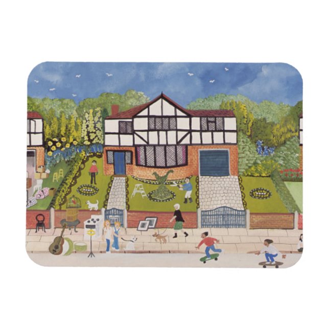 Nytt grannskap magnet (Horisontell)