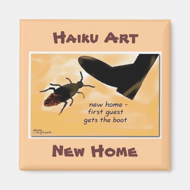 NYTT HAIKU ART MAGNET (Framsidan)