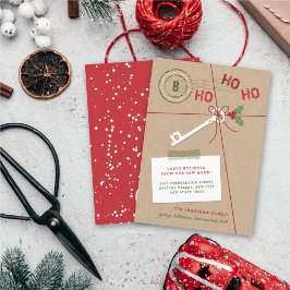 Nytt Helgdag-aviseringskort för nya hemmet i Nycke Julkort