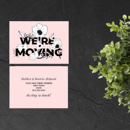 Nytt hem | Byte av Adress | Blommigt för Rosa