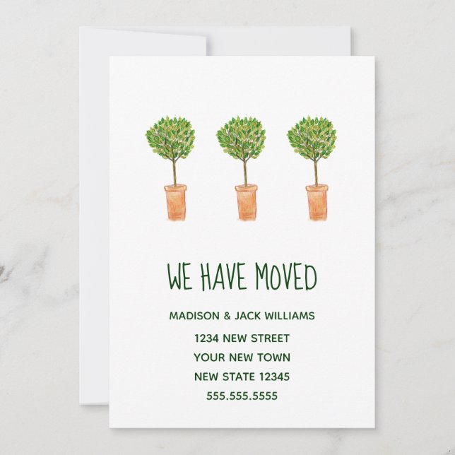 Nytt hem | Byte av adress | Meddelande om Flytta (Framsida)